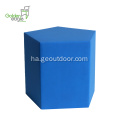 2019 Sabbin kayan zamani polyurethane furniture Pentagon stool